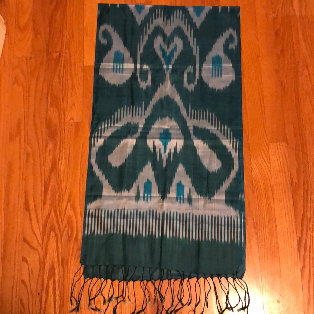 Ikat Boho Uzbek Scarf
